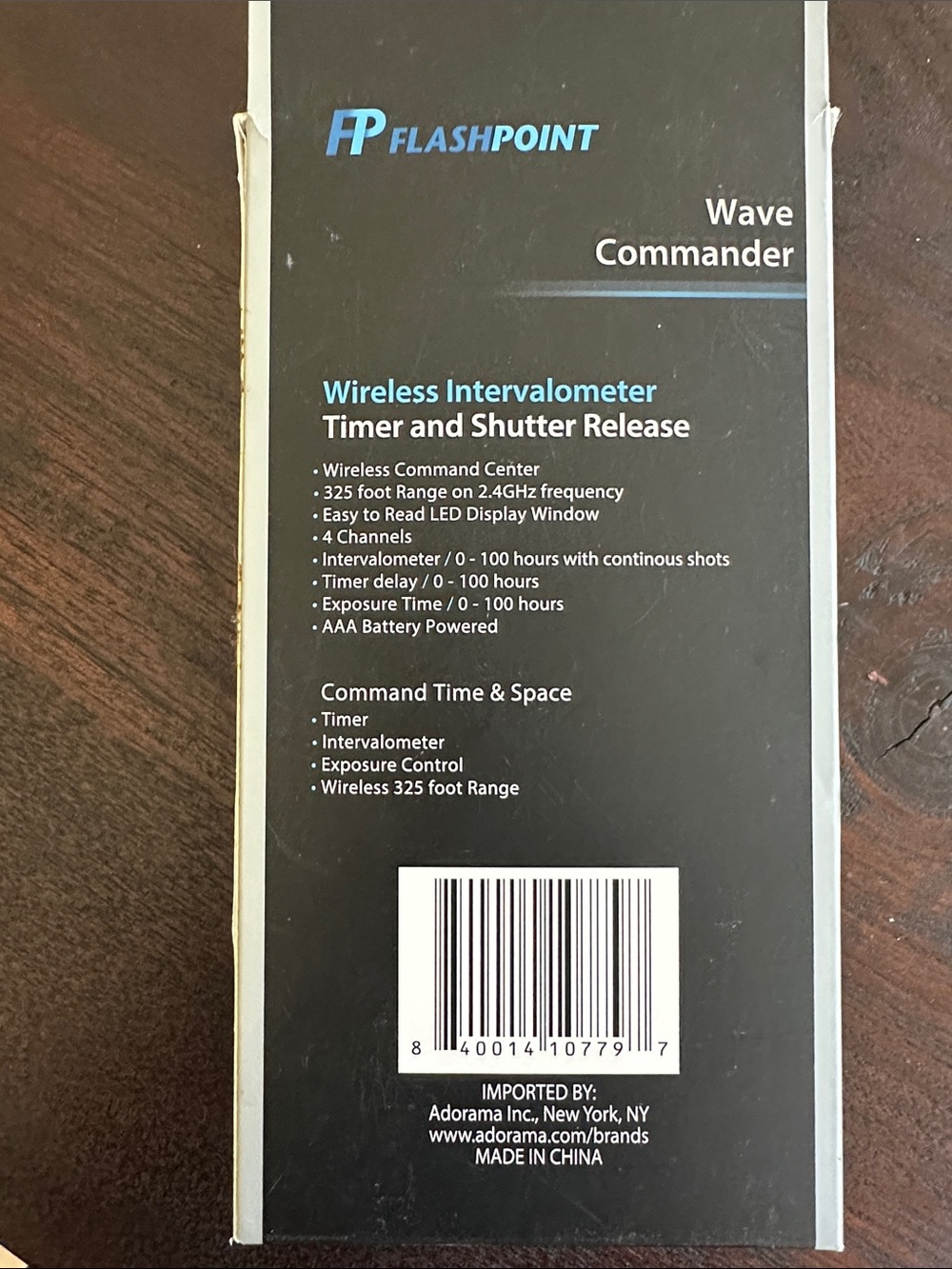Wave Commander Wireless Intervalometer Timer and Shutter Release - Picture 2 of 4